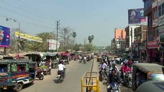 Station Road at Hajipur City in Bihar [upl. by Nosittam]