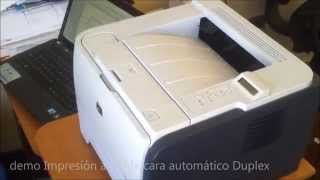 HP LaserJet p2055dn Demo Duplex Automático outlet ofilink [upl. by Atires338]