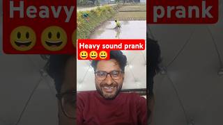 Heavy sound prank funny comedy  loud sound prank [upl. by Acirrej]