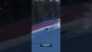 Ski Crash at 130kmh ALEXIS PINTURAULT Wengen⛷️🇨🇭 skiing skicrash crash fall [upl. by Ainitsirhc]