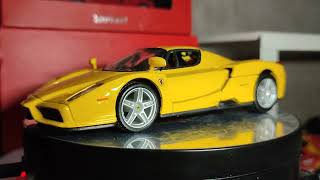 Bburago Ferrari Enzo Ferrari 132 Burago Race and Play 134 in Yellow  Giallo Modena [upl. by Enirok196]