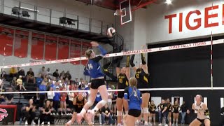 DikeNH sweeps Wapsie Valley for return trip to State Volleyball [upl. by Ilac376]