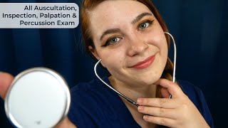 🩺 All Inspection Auscultation Palpation amp Percussion Examination 🌟  ASMR Soft Spoken Medical RP [upl. by Vonni]