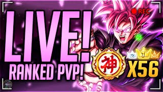 VIEWER SUMMONS LL GOKU BLACK ROSE amp VEGITO BLUE 56x GOD RANKED PvP PLAYER Dragon Ball Legends [upl. by Amik]