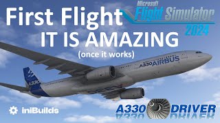 Microsoft Flight Simulator 2024  Airbus A330 FIRST FLIGHT  Real A330 Pilot [upl. by Zat]