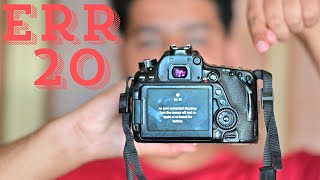 ✅ Error 20  shutter problem on Canon camera  canon 80d error 20  CANON ERROR 20 Problem Solve [upl. by Summer]