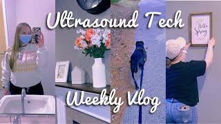 ULTRASOUND TECH WEEK IN THE LIFE VLOG [upl. by Aeli115]