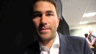 EDDIE HEARN REACTS TO BELLEW v CLEVERLY RINGSIDE BUSTUP IN LIVERPOOL  COLLISION COURSE [upl. by Dnumde]