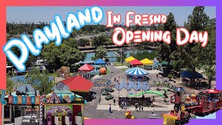 Playland In Fresno Opening Day [upl. by Shiekh642]