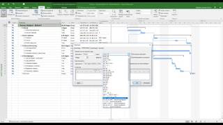 Microsoft Project 2016  Weeknummers weergeven [upl. by Llenhoj787]