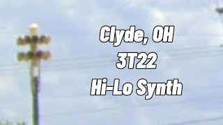 Clyde OH High Pitched 3t22 HiLo Synth [upl. by Atilegna829]