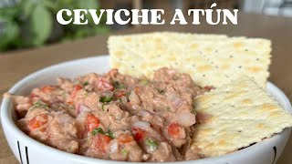 DELICIOSO CEVICHE DE ATÚN en menos de 15 minutos y con ingredientes sencillos Fácil y rápido [upl. by Coffey]