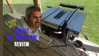 Kobalt 10quot portable table saw review 5 years later [upl. by Emmalyn]