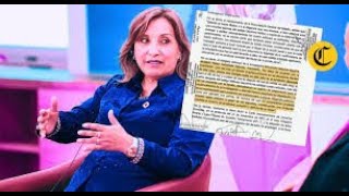 DINA BOLUARTE PIDE AL PODER JUDICIAL ANULAR O EXCLUIR ACTAS FISCALES DEL CASO ROLEX ⚠️ [upl. by Annam]