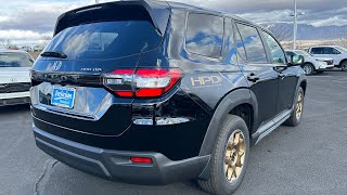 2024 Honda Pilot Lx  Crystal Black Pearl  HPD  Bronze Package  Walkaround [upl. by Notyard]