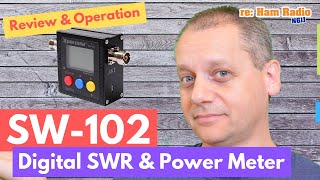 SW102 by Surecom  Digital VHFUHF SWR amp Power Meter Review amp Operation [upl. by Eetsud]