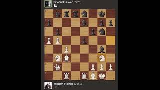 Wilhelm Steinitz vs Emanuel Lasker  World Championship Match 1894 [upl. by Sloan]