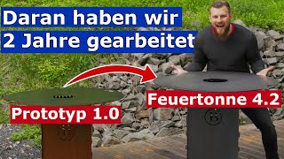 Wir haben den besten Feuerplattengrill  Feuertonne der Welt entwickelt [upl. by Aramas]