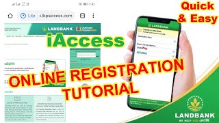 Landbank iAccess Online Registration UPDATE for 2024  iAccess Online Enrollment Tutorial [upl. by Rori351]