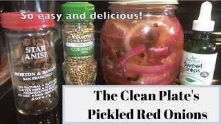 Gwyneth Paltrows The Clean Plate Pickled Red Onions GOOP [upl. by Ellette]