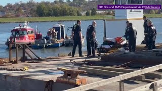 WATCH Responders rescue person from Anacostia River [upl. by Birdt]