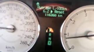 Fuel consumption Spalanie Chrysler 300C 30 CRD cz2 [upl. by Sirahc660]