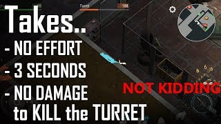 EASIEST WAY TO DEFEAT THE 2nd TURRET IN BUNKER ALFA  Last day on Earth Survival [upl. by Annor]