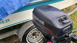 15hp Evinrude 1997 [upl. by Vernice]