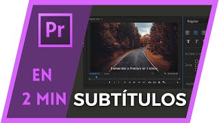 💬 Cómo Poner Subtítulos A Un Video Con Adobe Premiere Pro 💬 Tutorial En 1 Minuto [upl. by Nickles]