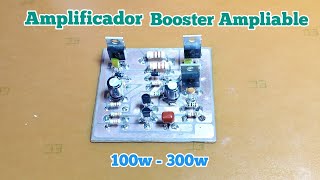 Amplificador Ampliable En Potencia 100W a 300W [upl. by Fafa]