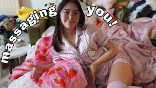 ASMR Cozy Massage Roleplay Personal Attention Fast Fabric Sounds Rambles [upl. by Acinot]