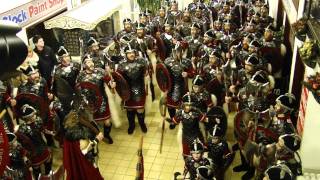 2012 Lerwick Up Helly Aa Jarls Squad singing own song at Toll Clock  kozetland1MP4 [upl. by Gnourt749]