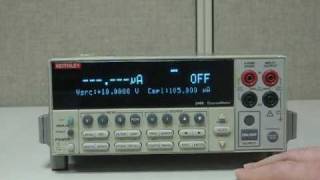 Keithley Instruments Model 2400 SourceMeter HowTo Source 10V with 10mA Compliance [upl. by Zoila]