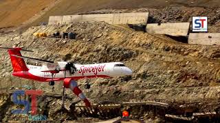 The maiden flight from Delhi to Sikkim has landed at Pakyong Greenfield Airport [upl. by Roche]