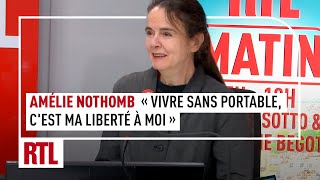 Amélie Nothomb  quotVivre sans téléphone portable cest ma liberté à moiquot [upl. by Hooper]