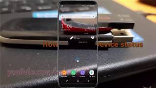 Android Nougat  How to Check Device status in Samsung Galaxy S8 or S8 [upl. by Elletsyrc]