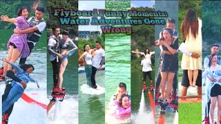 Flyboard Funny Moments Water Adventures Gone Wrong [upl. by Adelaida]