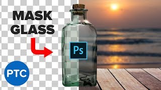 The BEST WAY To Select and Mask GLASS or Transparent Objects in Photoshop [upl. by Ryon]