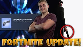 SEASON 3 UPDATE  NEUE WAFFE HAND CANNON  quotTurbo bauenquot zu stark  Fortnite Update [upl. by Myrtie]