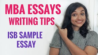 ISB Essays 2020  How to Write MBA ESSAY  Sample of quotMBA Essay on Leadershipquot [upl. by Nnuahs575]