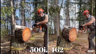 Stihl MS500i has a problem it’s called a Stihl 462 MS500i vs 462 [upl. by Notsuoh]