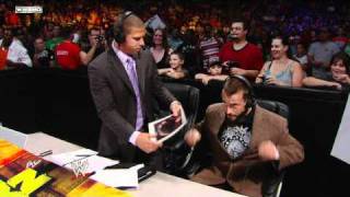 WWE NXT CM Punk joins the WWE NXT announce team [upl. by Drofliw]