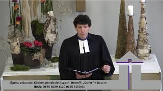 Gottesdienst am 10112024 id Nicolauskirche Kleinaspach [upl. by Barnabe283]