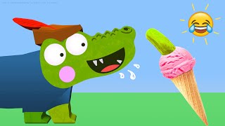 Silly Crocodile and The Pickle Ice Cream [upl. by Liggitt]