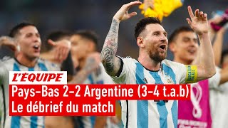 PaysBas 22 Argentine 34 tab  Le débrief du match Coupe du monde 2022 [upl. by Ettenan]