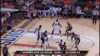 Game 3 round 1 Tony Parker 41 pts 2008 Playoffs [upl. by Aeneg]