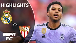 Sevilla vs Real Madrid  LaLiga Highlights  ESPN FC [upl. by Leafar]