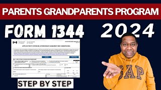 How to Fill Out Form IMM 1344 for Parent Grand Parents Program [upl. by Nerag636]