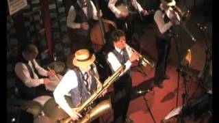 Virtuoso bass sax solo on  Happy Dance  Jazz Club NNJG  Dixieland Crackerjacks [upl. by Pillow]