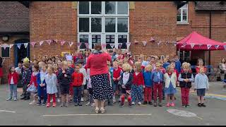 Sixpenny Handley Primary School sing for the Jubilee [upl. by Bor]